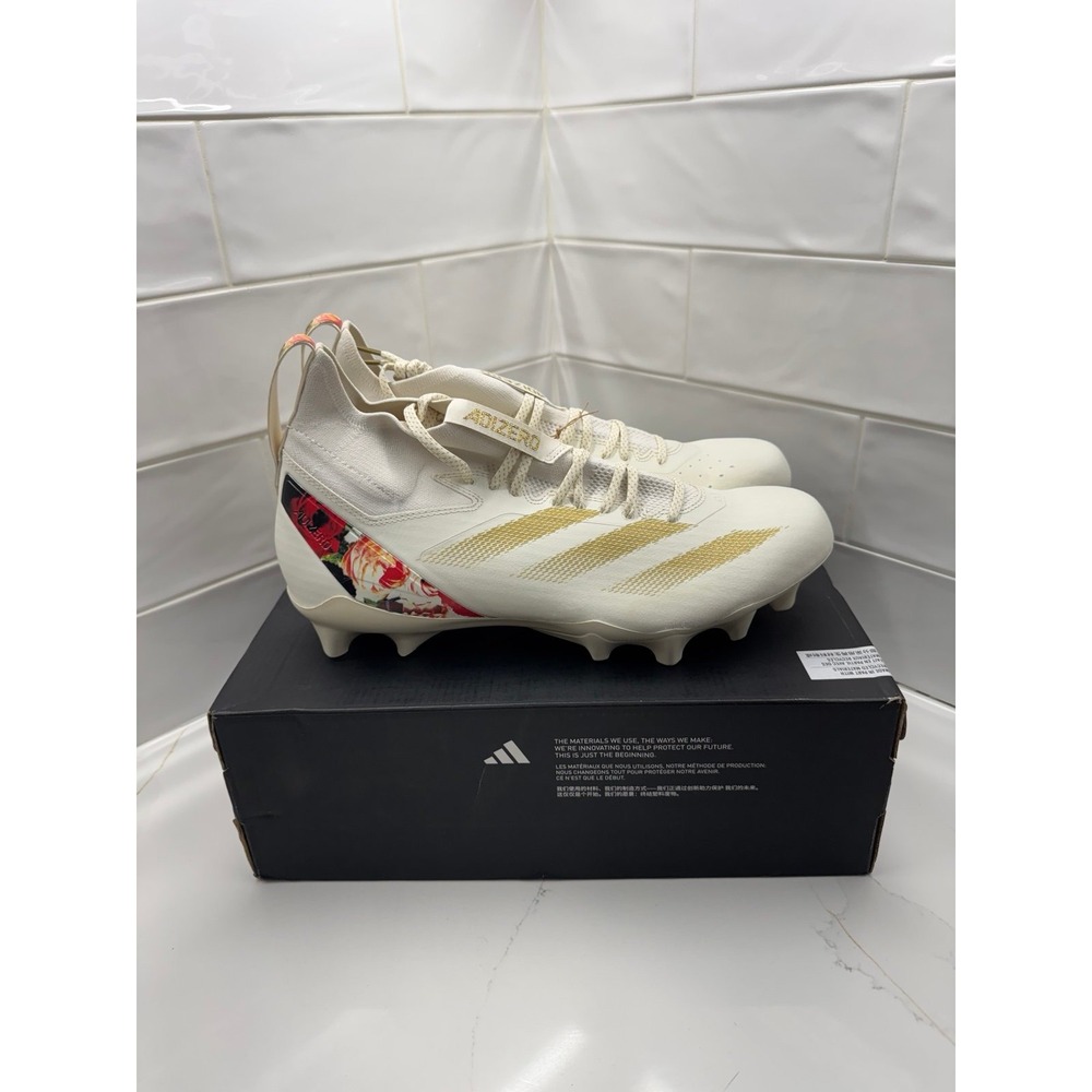 Adidas Adizero Impact Speed Coronation Men's Football Cleats 'Off White 13.5